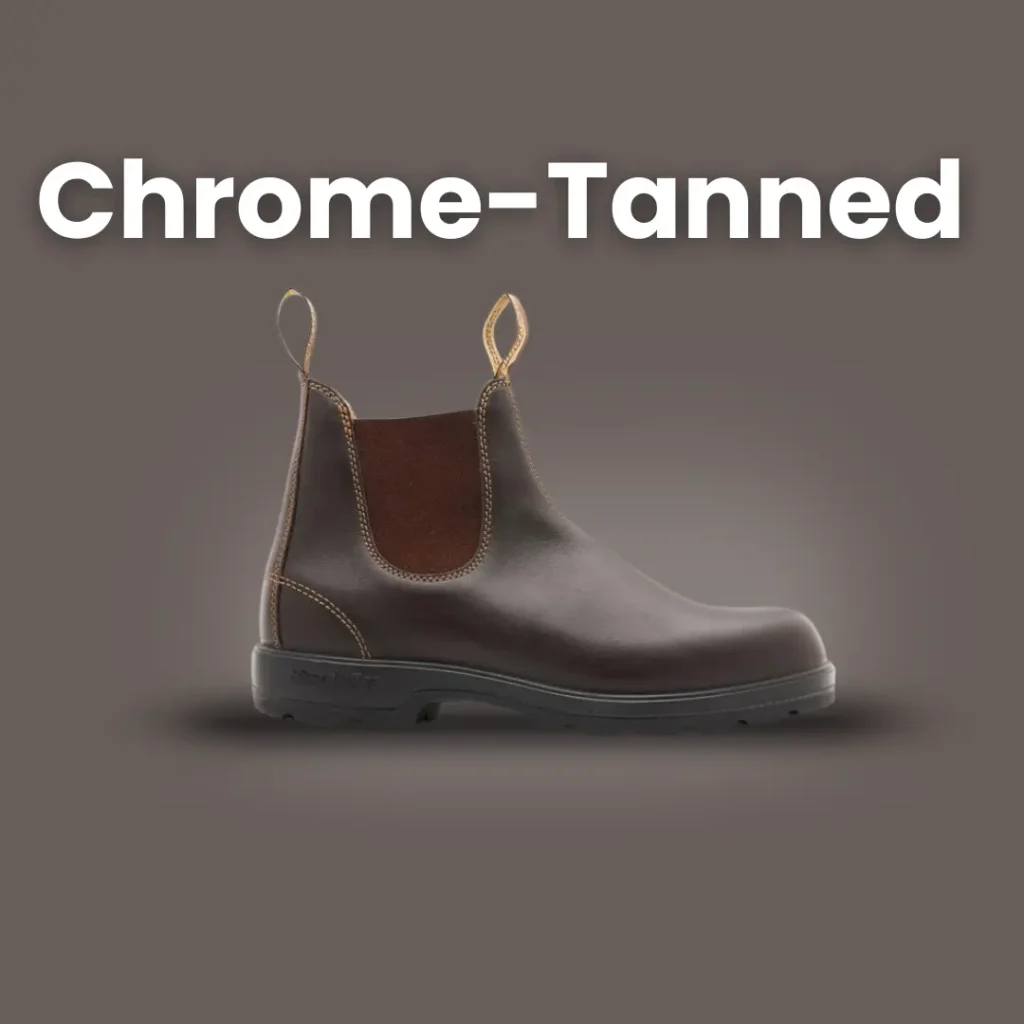 Chrome tanned leather