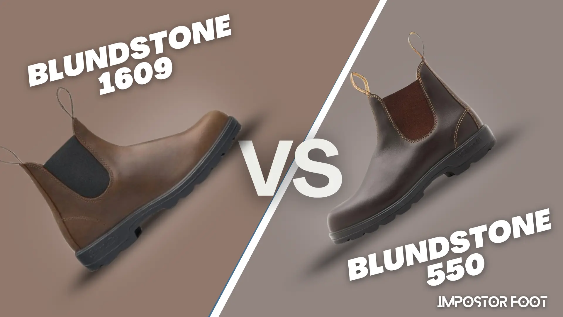 blundstone 1609 vs 550