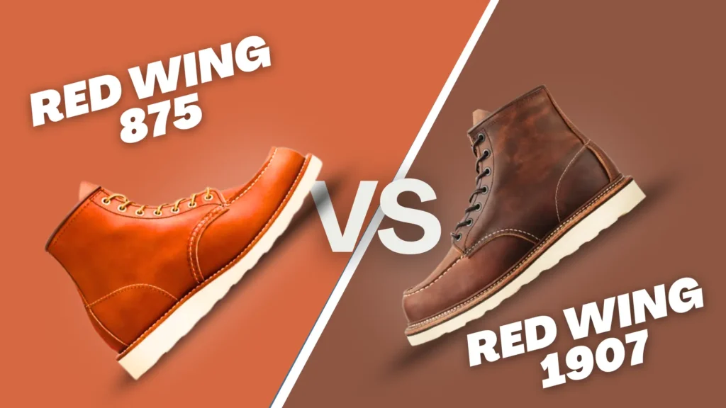 red wing 1907 vs. 875